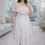 Off shoulder frock