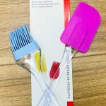Silicone brush and spatula set (P00741)
